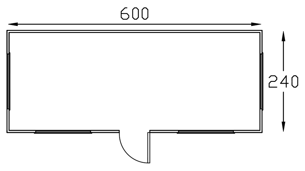 240 600 Kompo City Cabin Plan