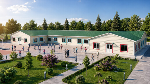 Moduluri Saganmanatleblo Shenobebi Skolebistvis, Kampusebistvis da Sastsavlo Datsesebulebebistvis