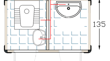 135 210 Panel Cabin Toilet Sink Floor Stone Sink Plan Thumb