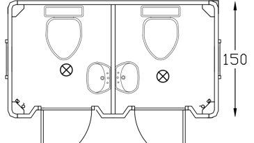 150 270 2 Unit Wc Toilet Plan Image Thumb