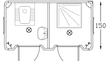 150 270 Ctp Wc Shower Floor Drain Shower Plan Image Thumb