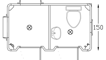 150 270 Room Wc Toilet Plan Image Thumb