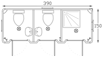 150 390 Wc Shower 2 Toilets Shower Plan Thumb