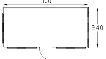 240 500 Metro Lux Cabin Plan Image Thumb