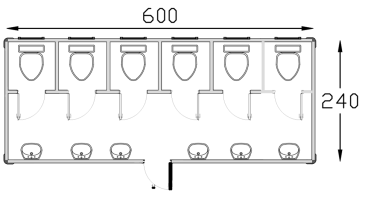 240 600 Eco Container Wc Toilet Plan Thumb