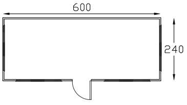 240 600 Metro Lux Cabin Plan Image Thumb