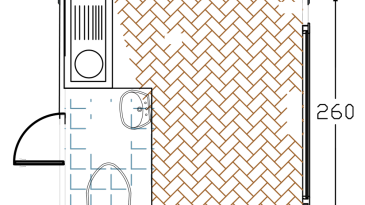 260 260 Panel Cabin Toilet Sink 2 Plan Thumb